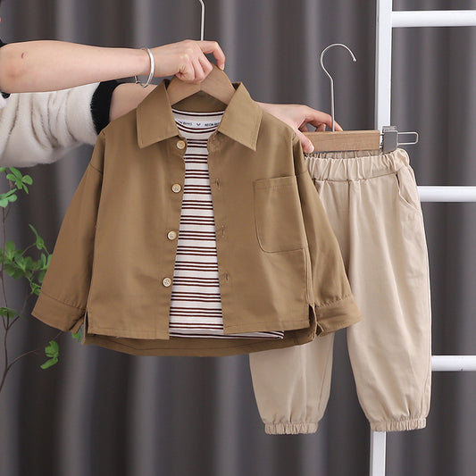 Boys Spring 3-Piece Long Sleeve Suit