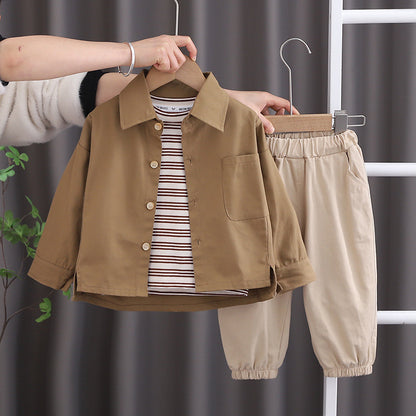 Boys Spring 3-Piece Long Sleeve Suit