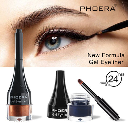 PHOERA 10 Color Eyeliner Set – Waterproof & Long Lasting