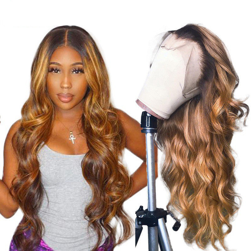 Ombre Colorful Lace Front Human Hair Wig – Remy