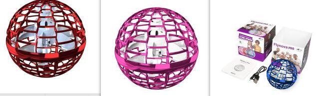 Spinning Flying Toy – Fingertip LED Drone for Kids