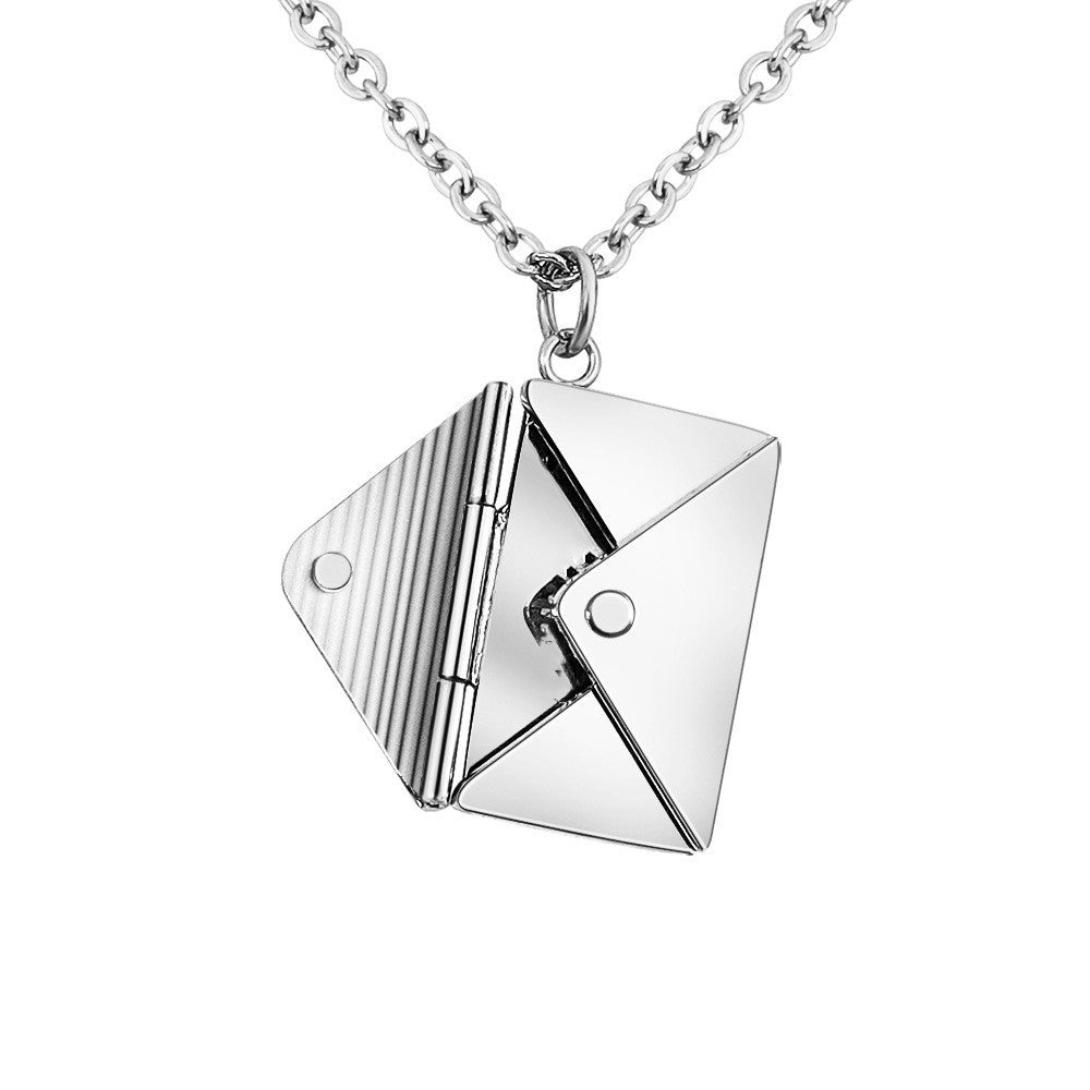 Fashion Envelope Necklace – Romantic Gift for Her