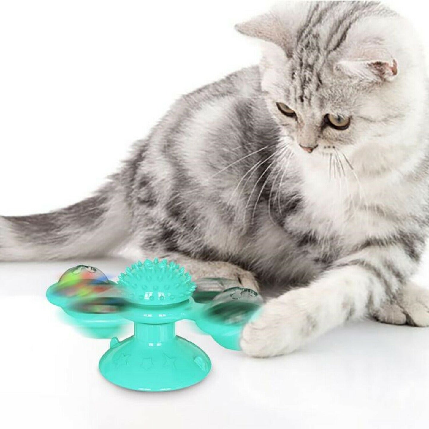 Rotating Windmill Catnip Cat Toy