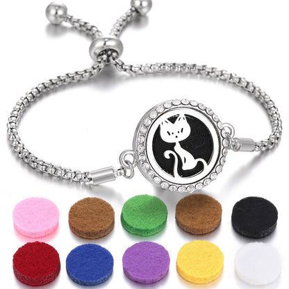 2024 New Kaleidoscope Aromatherapy Bracelet – Essential Oil Diffuser Locket Jewelry for Women