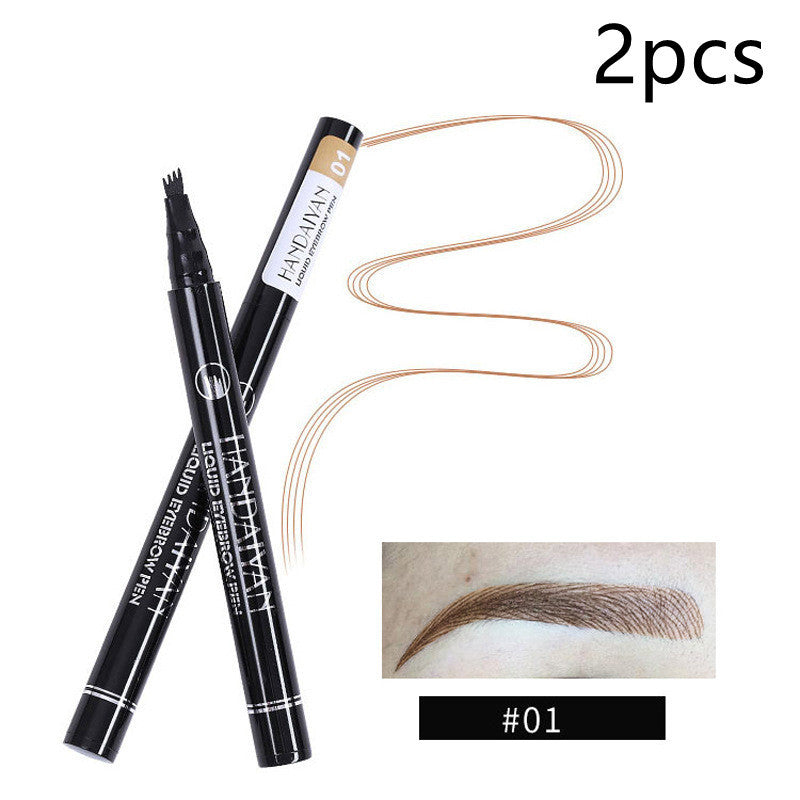 4-Head Liquid Eyebrow Pencil – Multi-Function Tattoo Brow Pencil