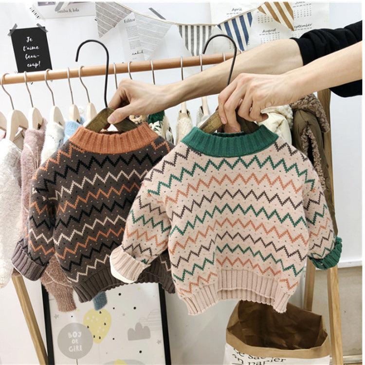 Korean Style Baby Sweater – Unisex Children’s Clothing