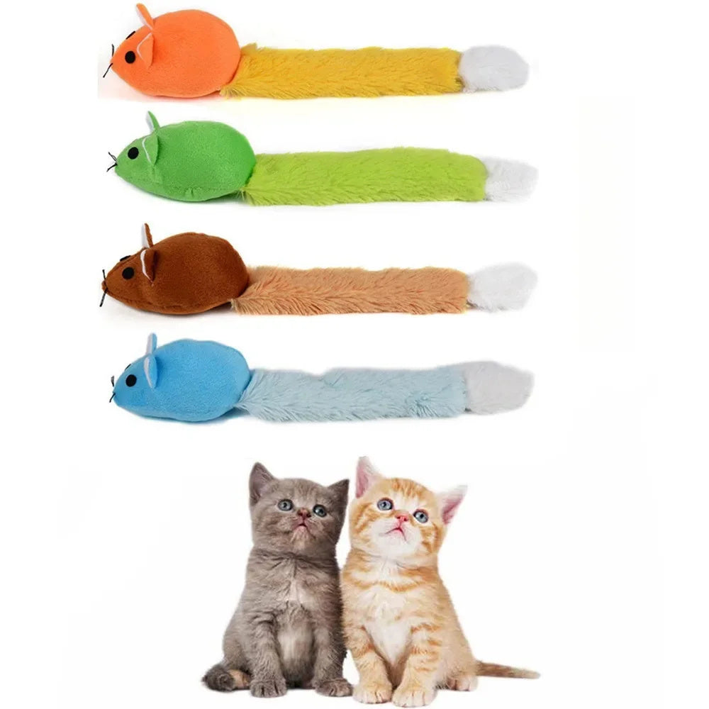 Long Tail Mouse Cat Teaser Toy