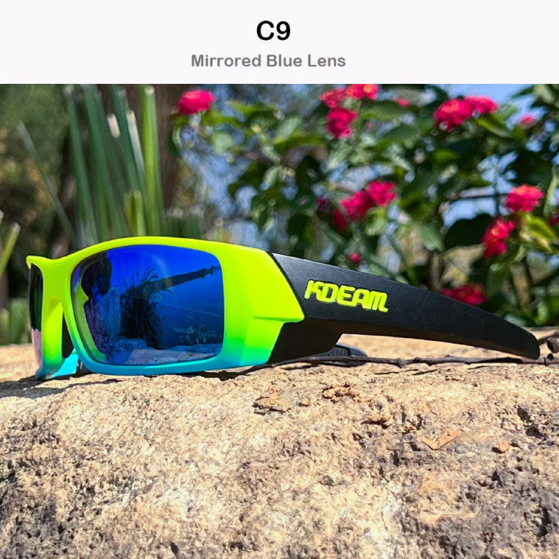Trendy Outdoor Sports Polarized Sunglasses Men And Women Eye Protection Colorful Sunglasses