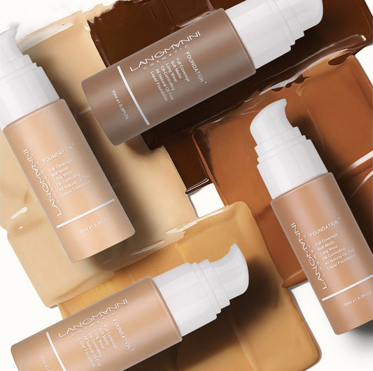 "Liquid Foundation Oil Control Concealer Makeup Base"