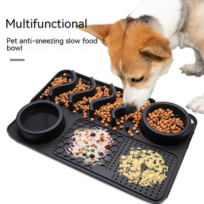 Dog Silicone Licking Mat – Multifunctional Smelling & Feeding Pad for Pets