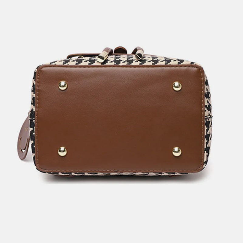 Women’s Houndstooth Travel Backpack