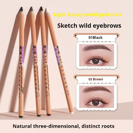 Wild Lines Wooden Core Eyeliner Marker – Waterproof & Sweat-Proof Long-Lasting Eye Makeup