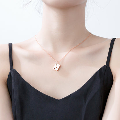 Fashion Envelope Necklace – Romantic Gift for Her