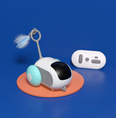 Remote Control Interactive Cat Car Toy – USB Rechargeable Smart Automatic Chasing Pet Toy