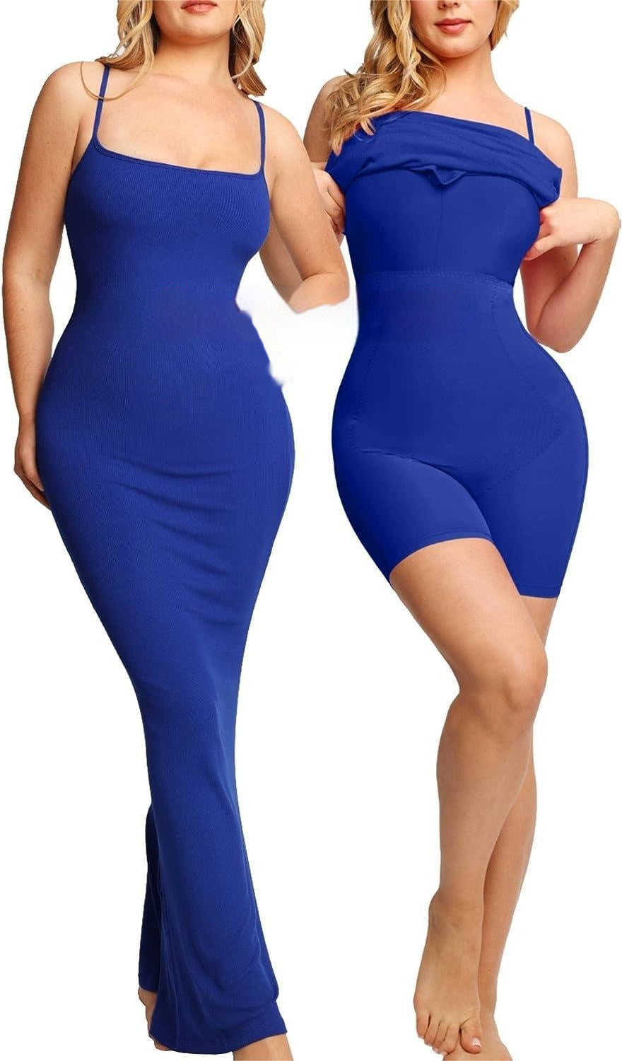 Women’s Shapewear Bodysuit Dress – Tummy Control Slim Fit