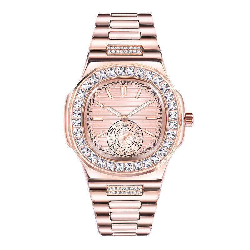 Luxury Alloy Diamond Watch