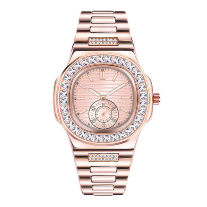 Luxury Alloy Diamond Watch