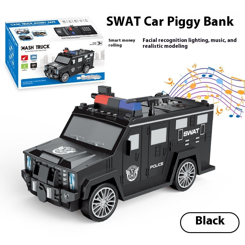 Cartoon Piggy Bank Smart Face Unlock