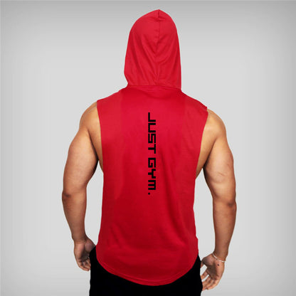 Men’s Hooded Fitness Vest – Loose Fit Workout & Casual Sportswear