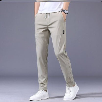 Men’s Drawstring Casual Pants – Loose Fit