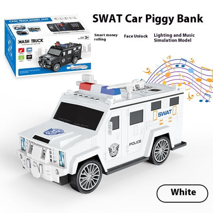 Cartoon Piggy Bank Smart Face Unlock