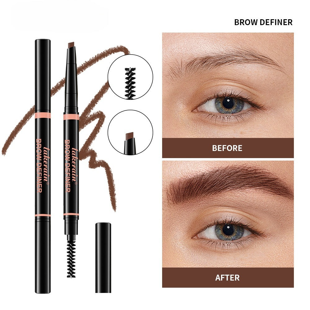 Waterproof Triangle Eyebrow Pencil – 3D Carving Long-Lasting Brow