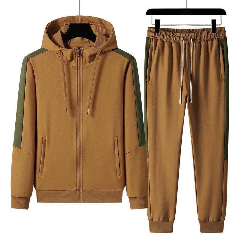 Morning Run Workout Autumn Men Leisure Set Hooded