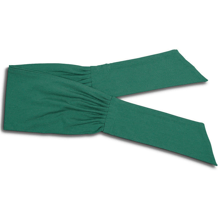 Knotted Yoga Hair Band – Elastic Sports Headband Bandana