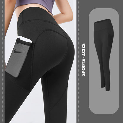 Women's Yoga Pants with Pockets – High Waist Tummy Control Leggings