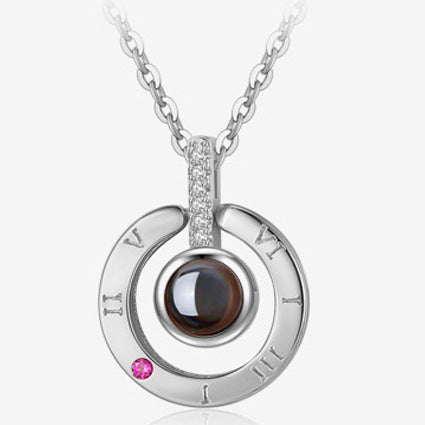 Valentine’s Day Metal Rose Jewelry Box – Necklace Gift