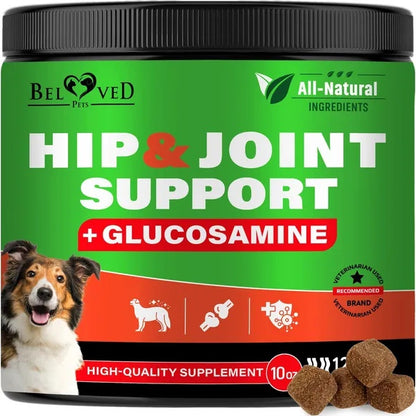 Dog Hip & Joint Supplement – Arthritis & Pain Relief Treats with Glucosamine, Chondroitin & MSM, Soft Chews