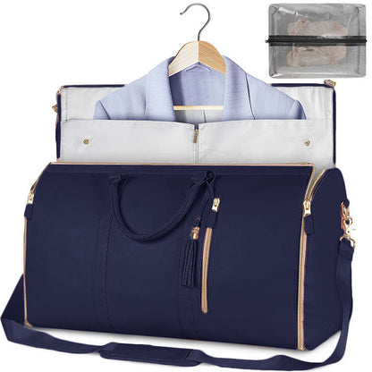 Large Capacity Women's Travel Duffle Bag & Suit Tote