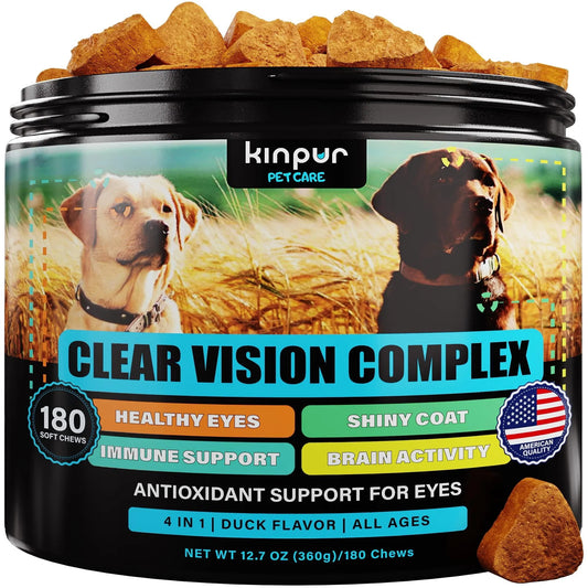 Dog Eye Vitamins – Vision & Tear Stain Support with Immune-Boosting Nutrients