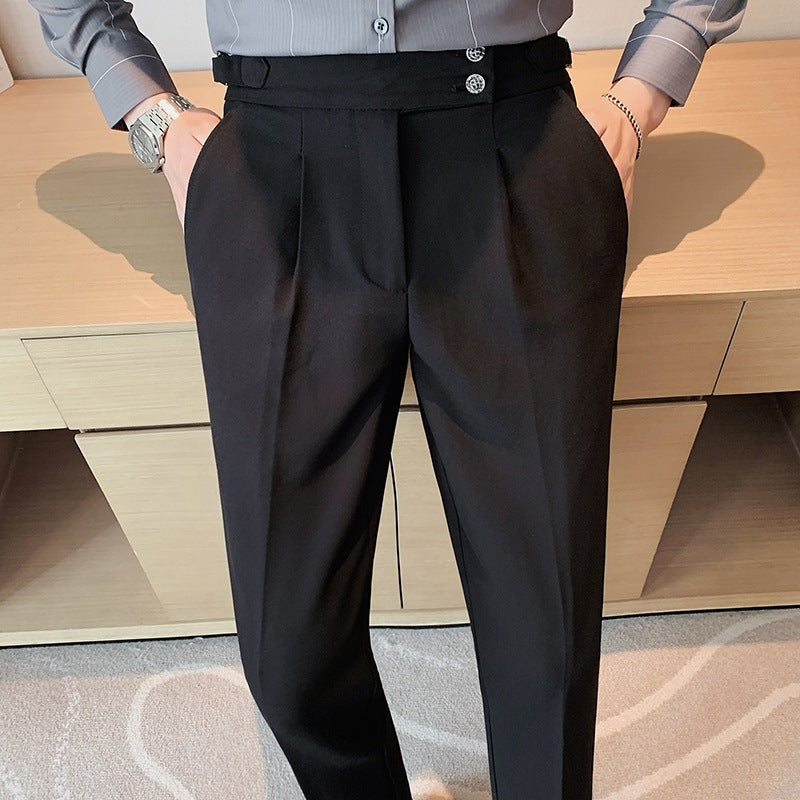 Men’s British Style Suit Pants