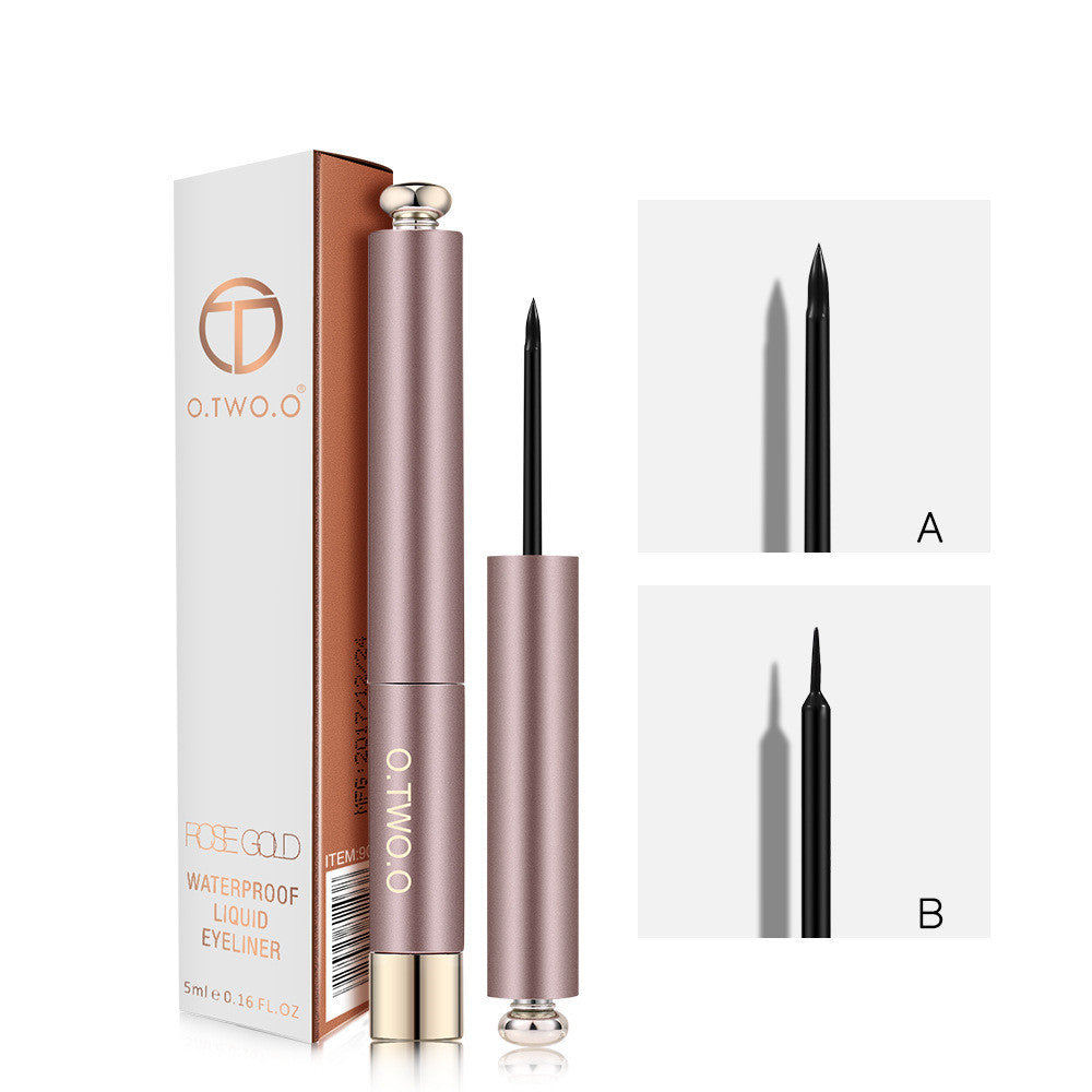 Rose Gold Waterproof Liquid Eyeliner – Fast Dry & Beginner Friendly Pen