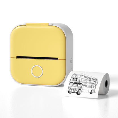 Portable Mini Thermal Label & Photo Printer | Bluetooth-Compatible | Price Tag & Student Study Aid Printer