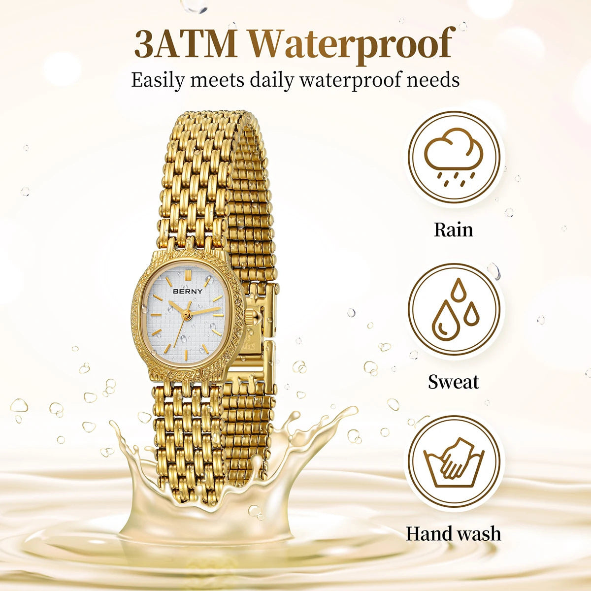Women’s High-End Waterproof Retro Watch