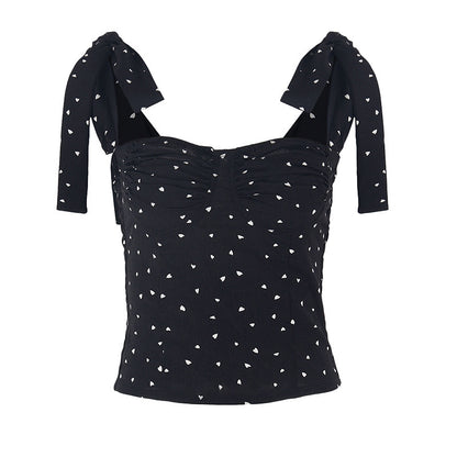 Women’s Dot Strap Bodysuit Top