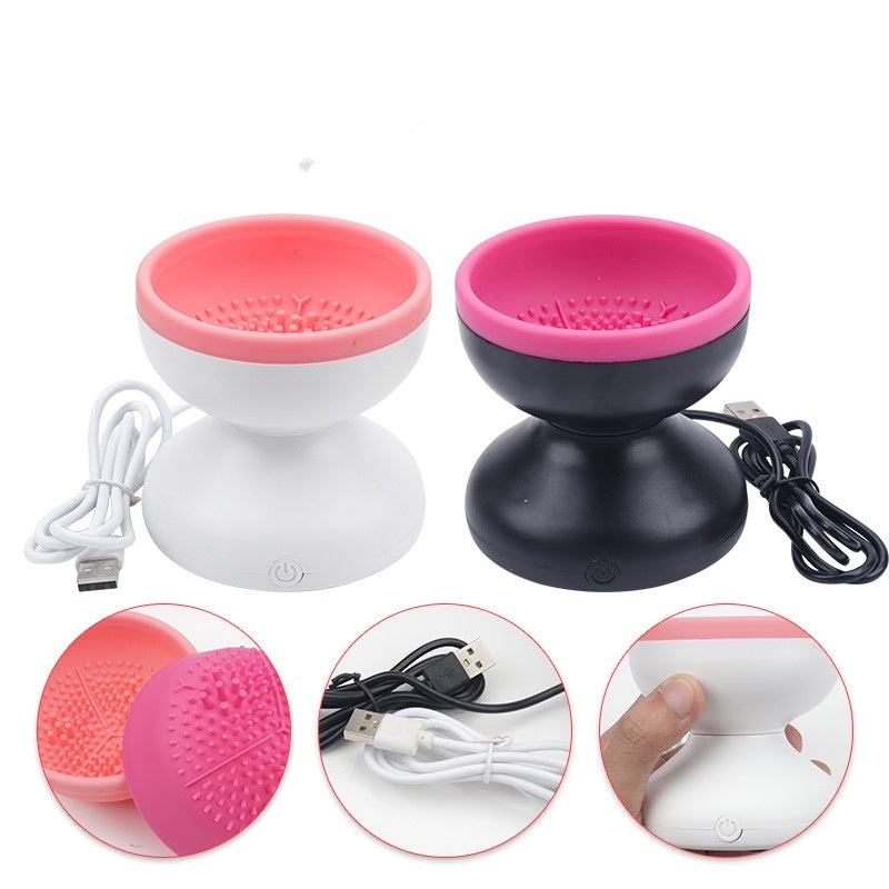 Electric Makeup Brush Cleaner – Portable USB Automatic Cleaning Machine