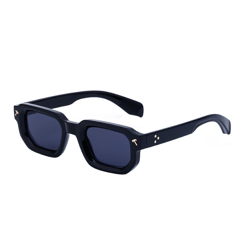 Square Frame Sunglasses Men's Advanced Driving Small Frame Sunglasses Men
