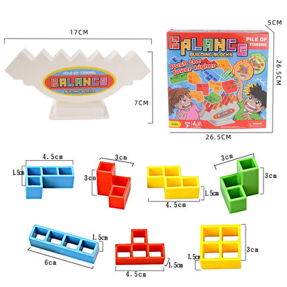 Balance Stacking Tower Game – Fun Block Puzzle for Kids & Adults