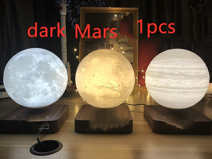 Levitating Moon Lamp – 3D Printed Floating Night Light with Magnetic Base