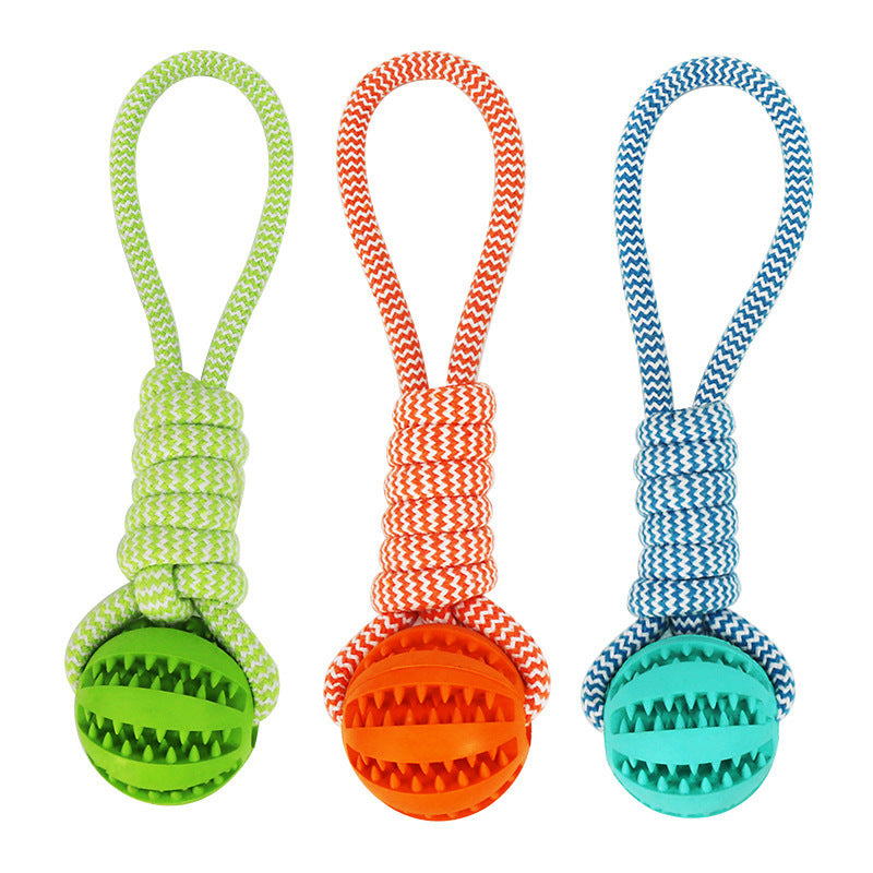 Interactive Dog Treat Chew Ball