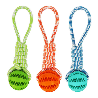 Interactive Dog Treat Chew Ball