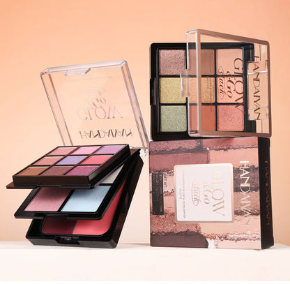 3-in-1 Eyeshadow, Blush & Highlight Palette