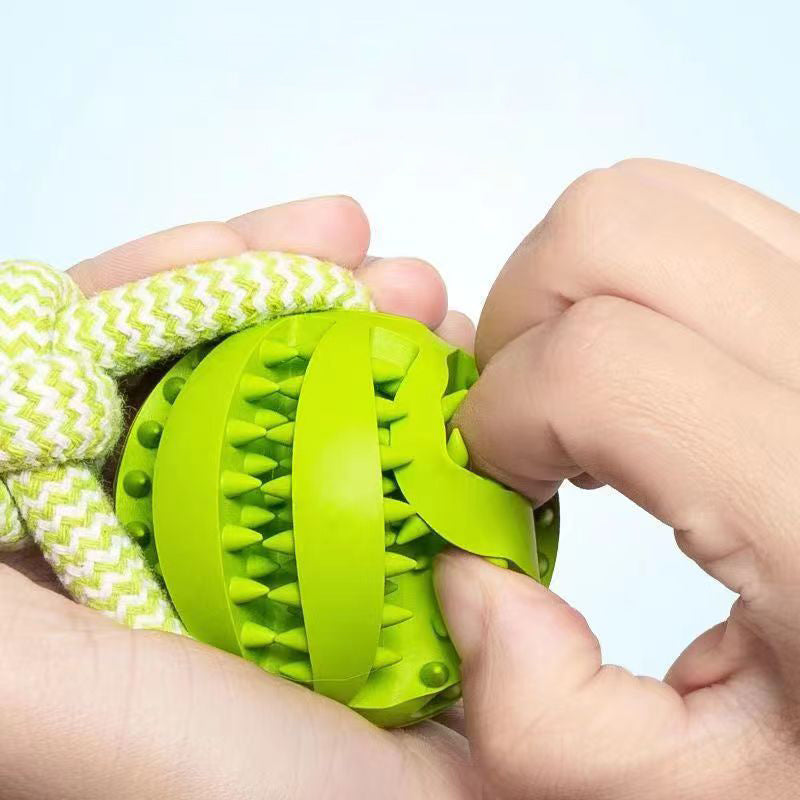 Interactive Dog Treat Chew Ball