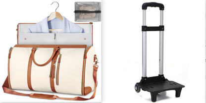 Large Capacity Women's Travel Duffle Bag & Suit Tote