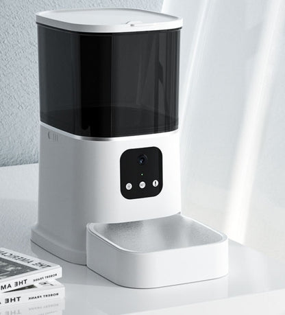 Smart Automatic Pet Feeder – Large Capacity WiFi Food Dispenser with Voice Recording, Timer & App Control for Cats & Dogs