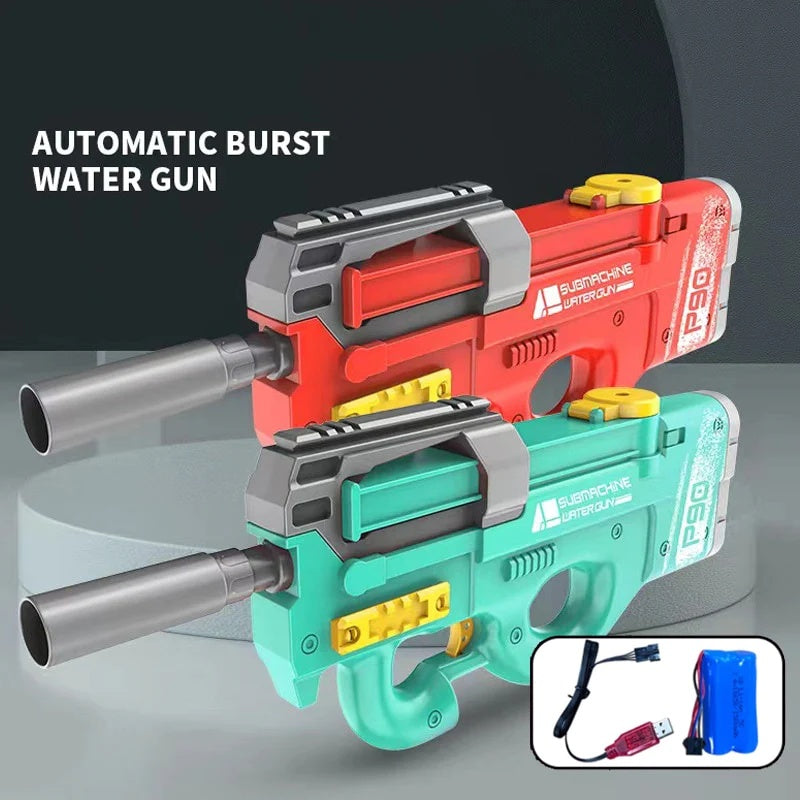 Shark Electric Water Gun – High Pressure Kids Pool & Beach Toy
