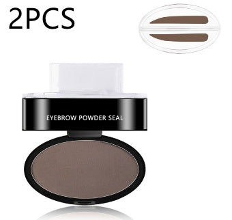 Eyebrow Powder Stamp & Stencil Kit Waterproof Makeup
